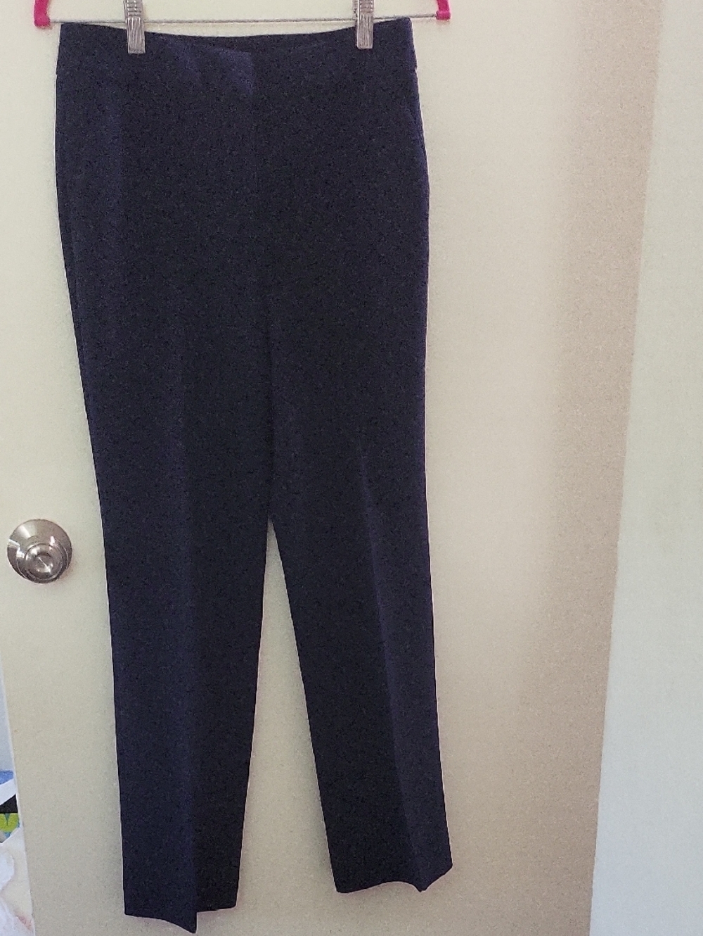 Talbots Navy Straight-Leg Pants